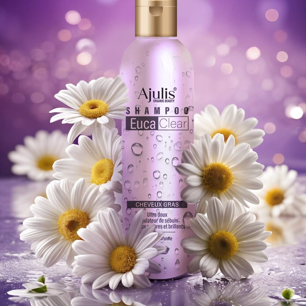 Ajulis EucaClear – Shampoing Régulateur Cheveux Gras 250ml